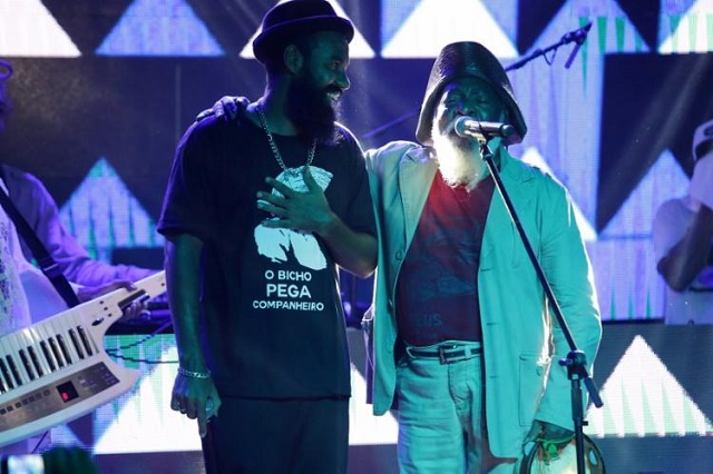 Russo Passapusso e Bule Bule no show do Baiana System no Pelourinho. (Foto: Adilton Venegeroles / Ag. A TARDE) Russo Passapusso e Bule Bule no show do Baiana System no Pelourinho. (Foto: Adilton Venegeroles / Ag. A TARDE)