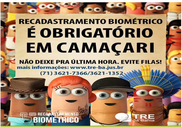 O cadastramento biométrico obrigatório