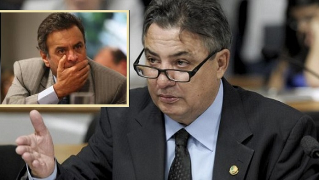 Aécio cobra fidelidade de Perrella
