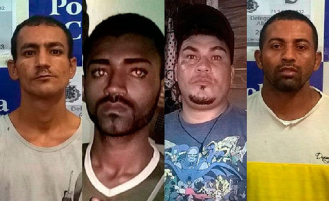 Os suspeitos foram atuados em flagrante e ficarão custodiados à disposição da Justiça (Foto: Divulgação/Polícia Civil) Os suspeitos foram atuados em flagrante e ficarão custodiados à disposição da Justiça (Foto: Divulgação/Polícia Civil)