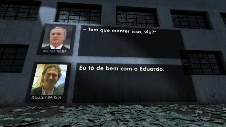 Áudio da conversa de Joesley com Temer deu início à negociação de delação premiada com JBS (Foto: Reprodução | TV Globo)