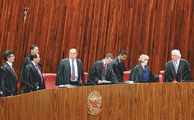 A sessão está marcada para começar às 9h, com a finalização do voto do relator, ministro Herman Benjamin (Foto: TSE/Divulgação)