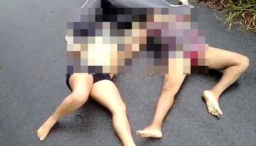 Os corpos foram encontrados em uma estrada que dá acesso à localidade do Jorrinho
