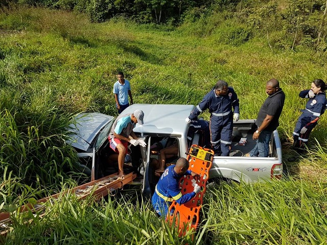 Quatro mulheres ficam gravemente feridas após acidente na Cetrel