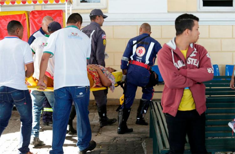 89 vítimas do naufrágio deram entrada em unidades de saúde (Foto: Xando Pereira | Ag. A TARDE) 89 vítimas do naufrágio deram entrada em unidades de saúde (Foto: Xando Pereira | Ag. A TARDE)