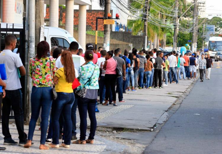 São cerca de 14 milhões de desempregados no país hoje (Foto: Edilson Lima | Ag. A TARDE)São cerca de 14 milhões de desempregados no país hoje (Foto: Edilson Lima | Ag. A TARDE)