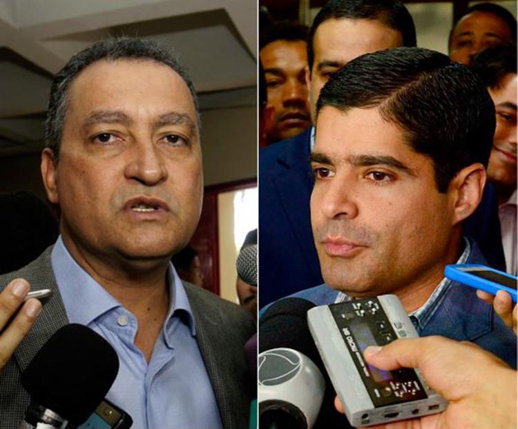 Rui e Neto são pré-candidatos naturais na corrida pelo Palácio de Ondina (Foto: Raul Spinassé e Luciano da Matta l Ag. A TARDE) Rui e Neto são pré-candidatos naturais na corrida pelo Palácio de Ondina (Foto: Raul Spinassé e Luciano da Matta l Ag. A TARDE)