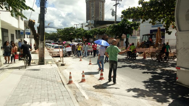 Categoria realizou caminhada após a assembleia