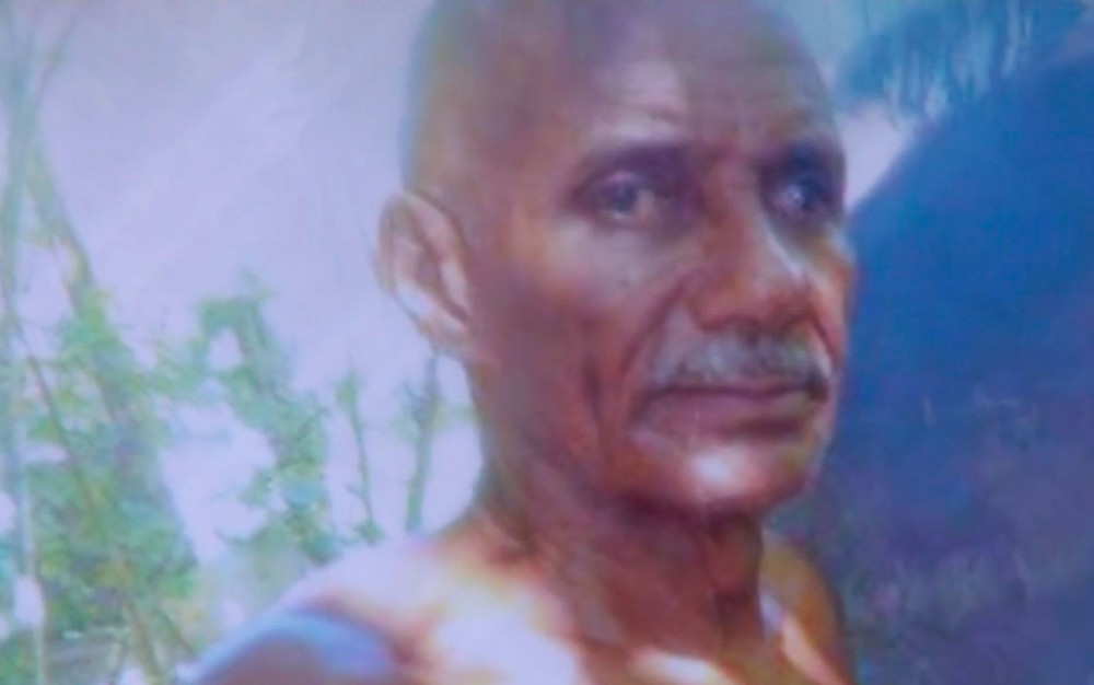 orpo de Salvador Souza Santos, de 68 anos, foi achado no domingo (27) (Foto: Reprodução / TV Bahia)