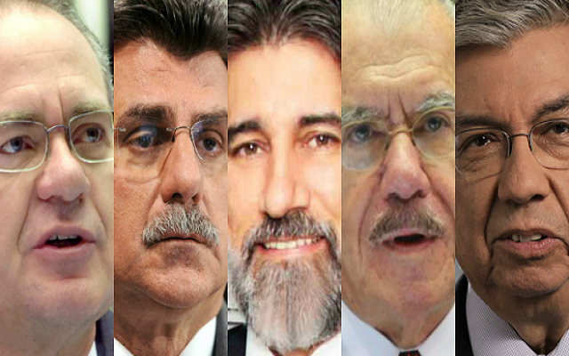 Renan, Jucá, Valdir Raupp, Sarney e Garibaldi Alves Renan, Jucá, Valdir Raupp, Sarney e Garibaldi Alves