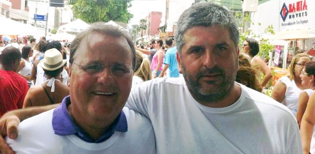 Geddel Vieira Lima e Gustavo Ferraz, durante festa de Iemanjá em Salvador, em 2014 Geddel Vieira Lima e Gustavo Ferraz, durante festa de Iemanjá em Salvador, em 2014