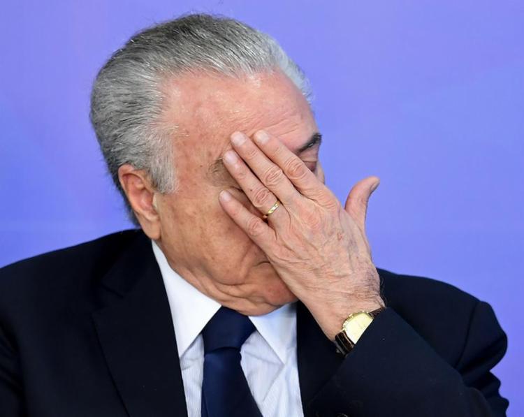 O ex-presidente é suspeito de receber vantagens indevidas dos envolvidos pelo suposto favorecimento da empresa Rodrimar S/A (Foto: Evaristo Sa | AFP)