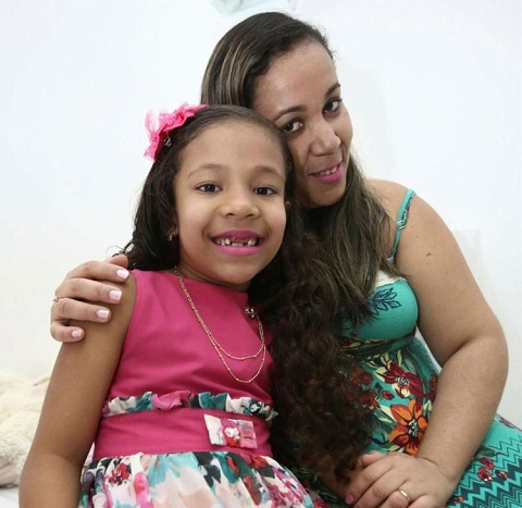 Joelma batizou a filha com nome de Jasmym (Foto: Joá Souza | Ag. A TARDE)