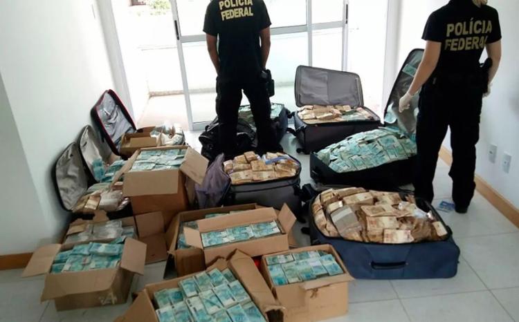 A Polícia Federal investiga agora a origem da dinheirama (Foto: Divulgação l PF)