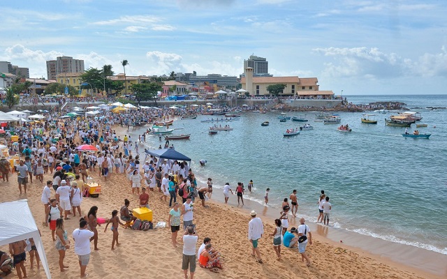 Uma das praias consideradas impróprias, neste fim de semana, é a do Rio vermelho (Foto: Max Haack/Ag. Haack) Uma das praias consideradas impróprias, neste fim de semana, é a do Rio vermelho (Foto: Max Haack/Ag. Haack)