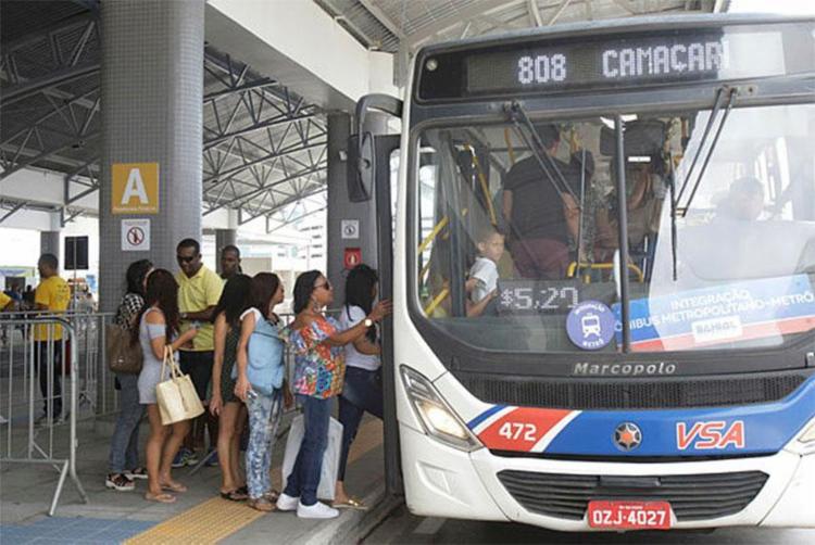 Estação de Mussurunga é ponto final de ônibus metropolitanos (Foto: Luciano da Matta | Ag. A TARDE)