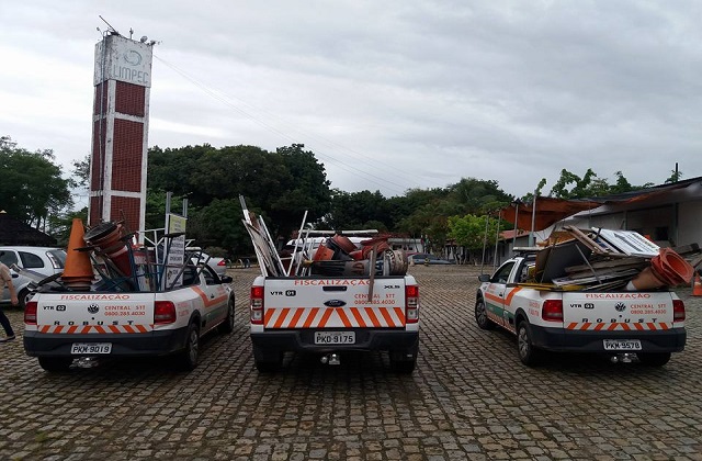A operação da STT está sinalizada em conjunto com o 12° Batalhão Polícia Militar (Foto: Diculgação/STT)