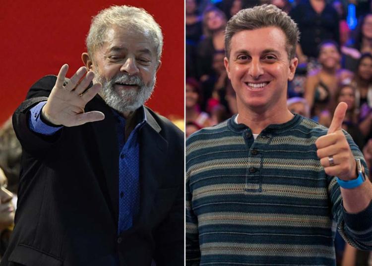 O ex-presidente provocou o apresentador de TV Luciano Huck (sem partido) (Foto: Nelson Alemida | AFP e Divulgação) O ex-presidente provocou o apresentador de TV Luciano Huck (sem partido) (Foto: Nelson Alemida | AFP e Divulgação)
