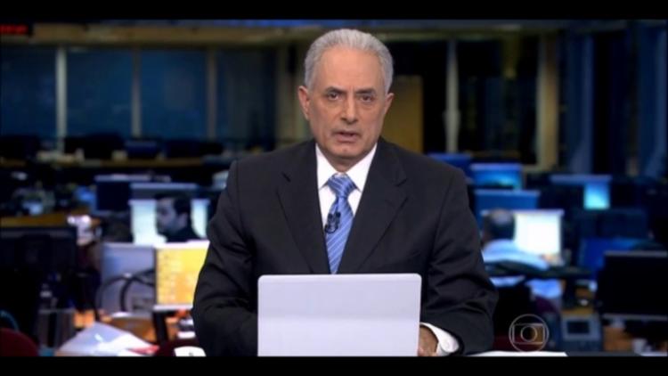Jornalista comandava o Jornal da Globo (Foto: Reprodução | TV Globo) Jornalista comandava o Jornal da Globo (Foto: Reprodução | TV Globo)