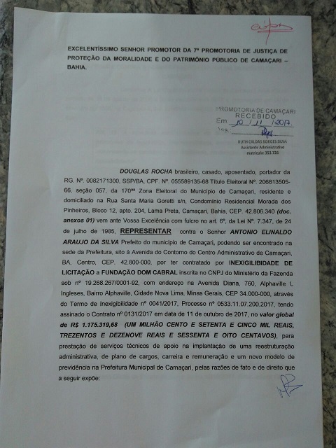 Páginas do processo Páginas do processo