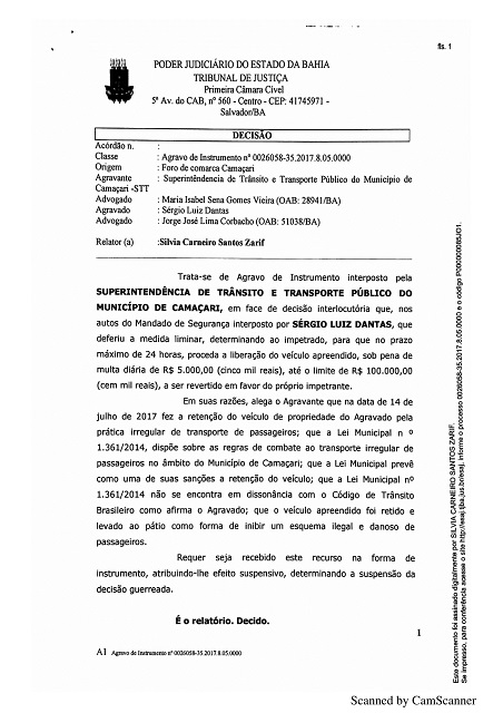 Decreto da Justiça contra a Prefeitura Decreto da Justiça contra a Prefeitura