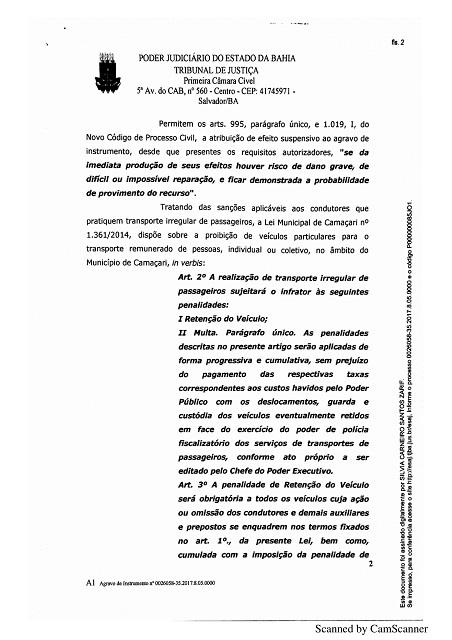 Decreto da Justiça contra a Prefeitura Decreto da Justiça contra a Prefeitura