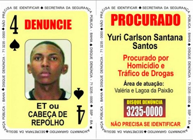 Yuri é apontado pela polícia como suspeito de homicídio e tráfico de drogas em Salvador (Foto: Divulgação | SSP-BA) Yuri é apontado pela polícia como suspeito de homicídio e tráfico de drogas em Salvador (Foto: Divulgação | SSP-BA)