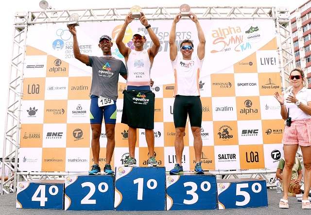 André Damasceno é o primeiro atleta de Camaçari a subir no pódio numa etapa da Copa Nordeste de Triathlon