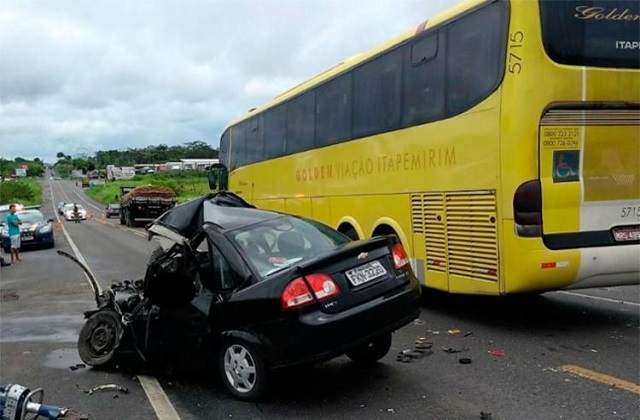BR-101 apresenta um dos maiores números de acidentes (Foto: Reprodução | Blog Pimenta)