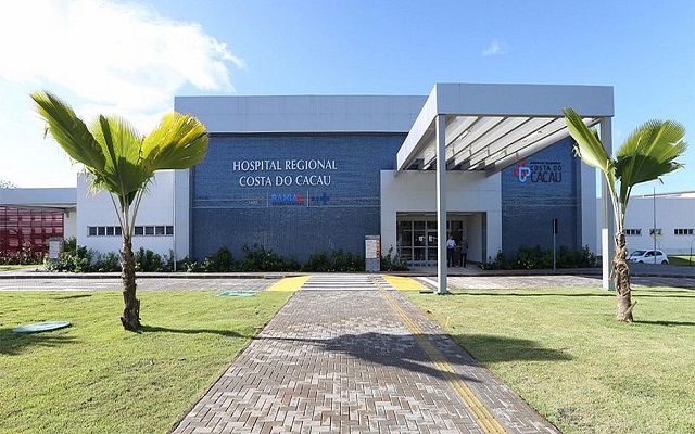 PM está internado no Hospital Regional Costa do Cacau (Foto: Divulgação) PM está internado no Hospital Regional Costa do Cacau (Foto: Divulgação)