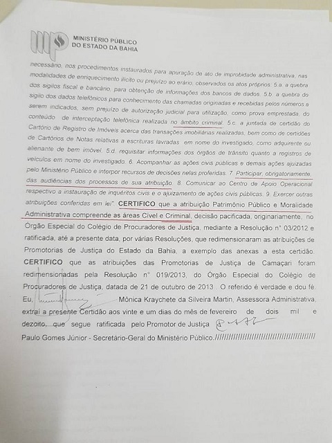 Certidão Certidão