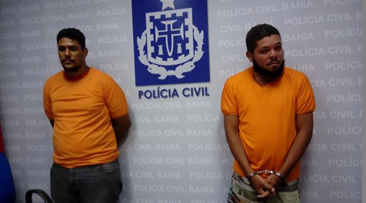 Dupla foi presa na cidade de Estância, em Sergipe, na sexta-feira passada (Foto: Andrezza Moura l Ag. A TARDE) Dupla foi presa na cidade de Estância, em Sergipe, na sexta-feira passada (Foto: Andrezza Moura l Ag. A TARDE)