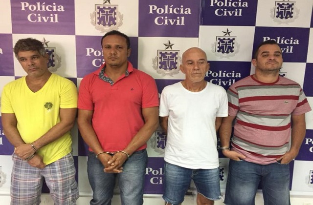 Eles foram apresentados na unidade de Polícia Civil, que fica no bairro da Pituba (Foto: Divulgação | Polícia Civil) Eles foram apresentados na unidade de Polícia Civil, que fica no bairro da Pituba (Foto: Divulgação | Polícia Civil)