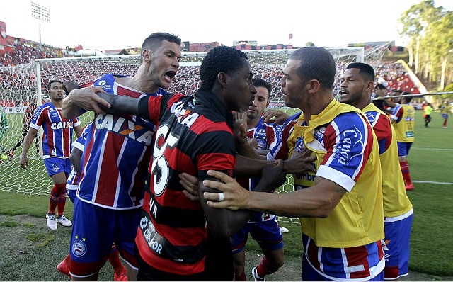 Ao todo, são 15 denunciados; Vitória corre risco de rebaixamento no Campeonato Baiano (Foto: Arisson Marinho/CORREIO) Ao todo, são 15 denunciados; Vitória corre risco de rebaixamento no Campeonato Baiano (Foto: Arisson Marinho/CORREIO)