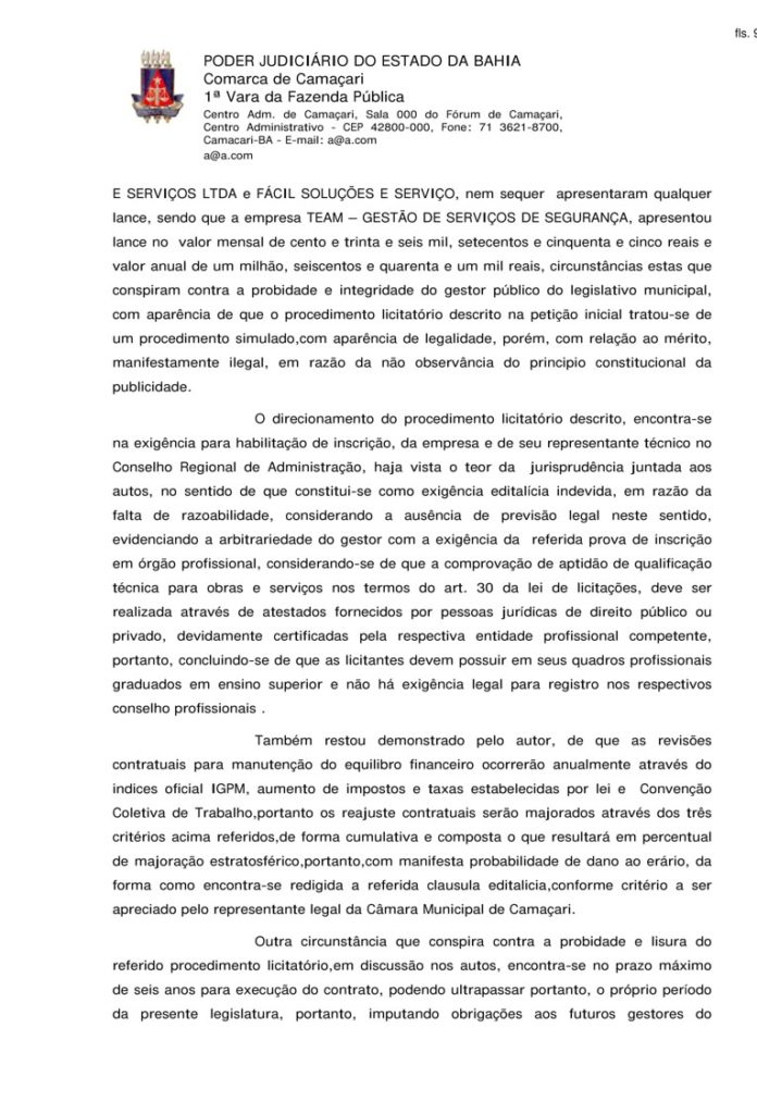 Decisão judicial Decisão judicial