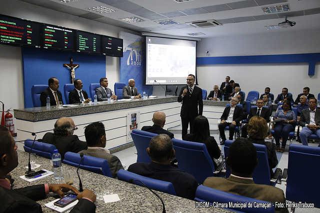 A palestra foi ministrada pelo jornalista e radialista Jefferson Beltrão (Foto: Divulgação)
