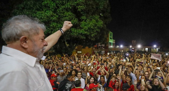 Lula, reafirmando querer 'mais do que nunca ser candidato à Presidência da República' (Foto: Reprodução)