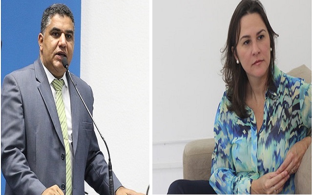 Presidente da Câmara, vereador Oziel Araújo (PSDB) e a secretária de Desenvolvimento Urbano de Camaçari, Juliana Paes