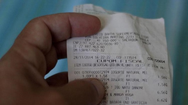 Para participar, é necessário informar CPF na hora da compra (Foto: Reprodução)