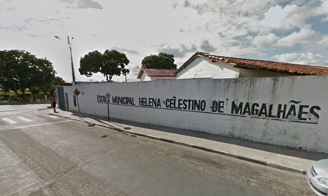 Escola Municipal Helena Celestino de Magalhães (Foto: Print | Google Maps)