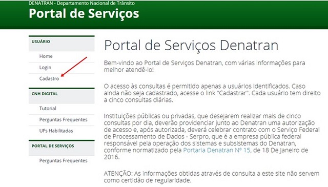 Como cadastrar a CNH Digital e ativar no Portal de Serviços (Foto: Reprodução | Mirella Stivani)