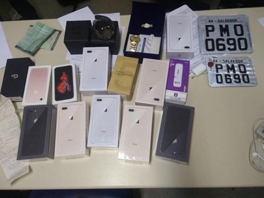 Polícia estima que grupo tenha roubado R$ 1 milhão em produtos eletrônicos (Foto: Divulgação | Polícia Civil)
