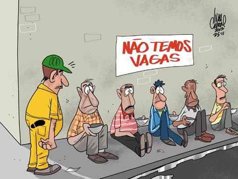A desesperança acentua na população