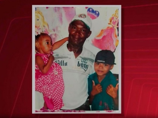 Gilson é suspeito de matar três filhos, enteada e filho da enteada em Feira de Santana (Foto: Reprodução | TV Subaé)