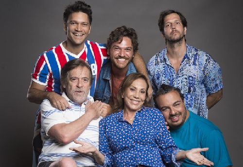 Emilio Dantas , Vladimir Brichta , Armando Babaioff , Luis Lobianco , José de Abreu e Arlette Salles (Foto: Reprodução)