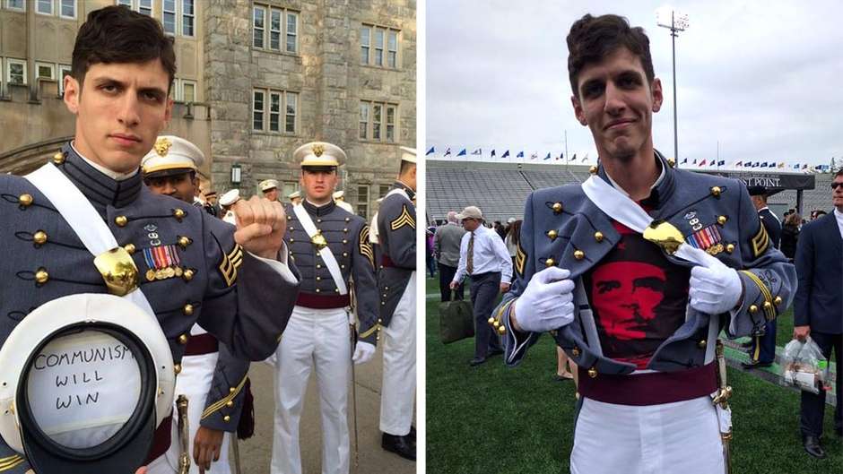 Spenser Rapone, 26, foi dispensado por “conduta imprópria”. Depois de se formar, ele serviria como segundo-tenente na infantaria do Exército Spenser Rapone, 26, foi dispensado por “conduta imprópria”. Depois de se formar, ele serviria como segundo-tenente na infantaria do Exército