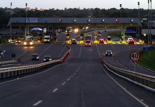Concessionária Litoral Norte (CLN) montou uma operação especial diante do grande fluxo de carros na estrada (Foto: Reprodução)