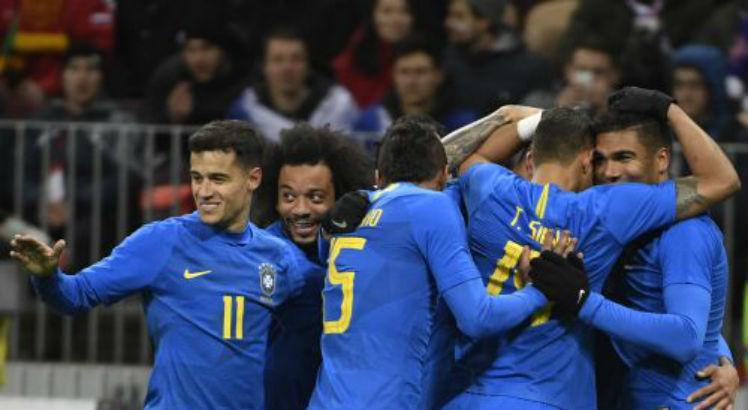 Seleção vence sofrido, a primeira partida na Copa da Rússia Seleção vence sofrido, a primeira partida na Copa da Rússia