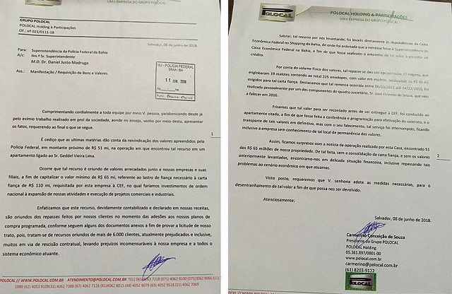 Carmerino Conceição de Souza enviou ofício à PF no último dia 8 (Foto: Reprodução)