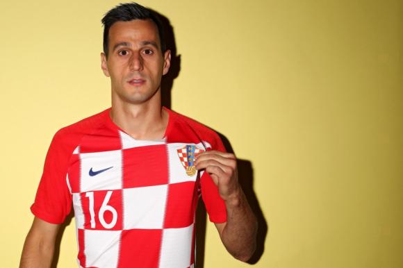Nikola Kalinic voltou para Milão, onde mora atualmente e defende o Milan Divulgação / Fifa